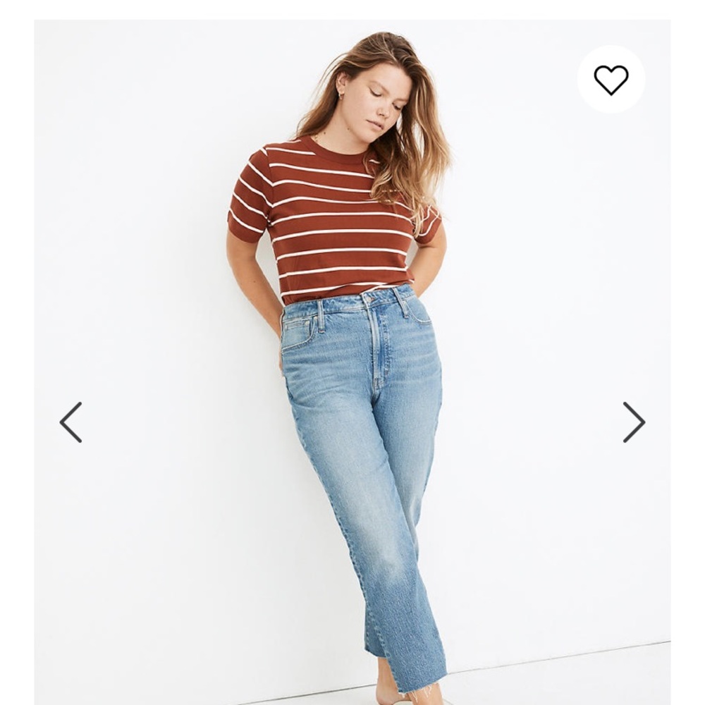 NWT Madewell Perfect Vintage Jeans Curvy Petite